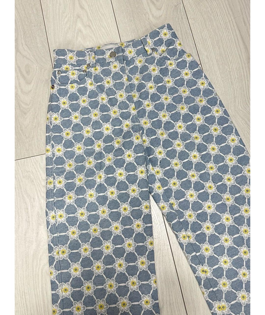 LONGCHAMP Мульти хлопковые прямые джинсы, фото 4