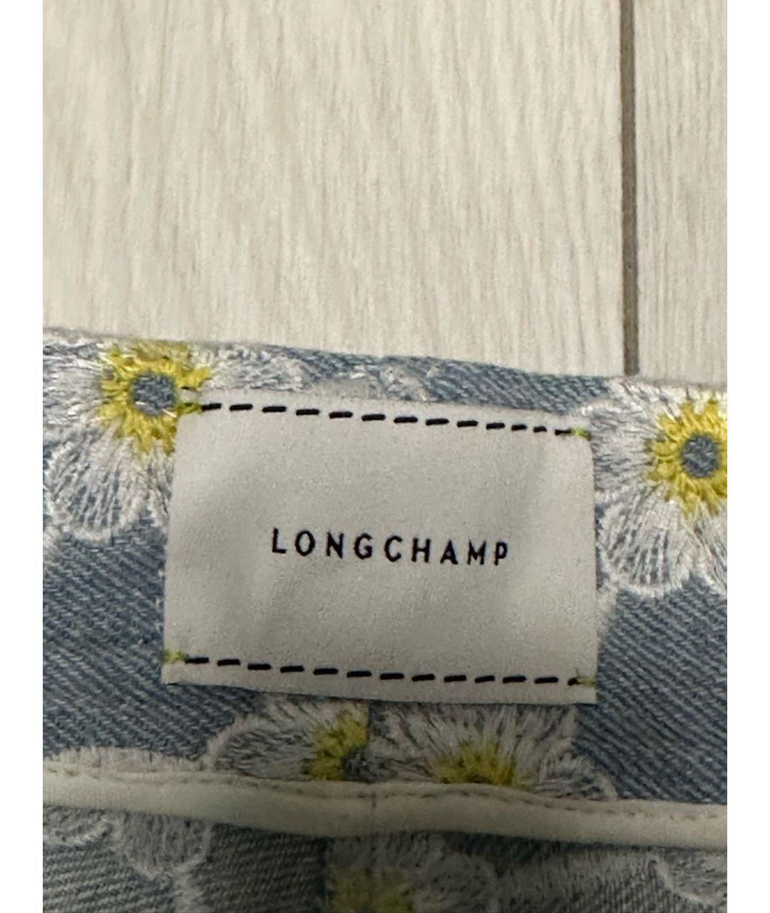 LONGCHAMP Мульти хлопковые прямые джинсы, фото 5