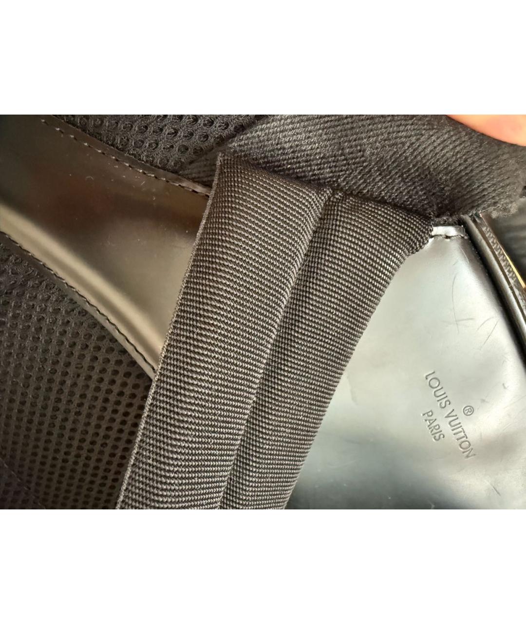 LOUIS VUITTON Серый кожаный рюкзак, фото 5