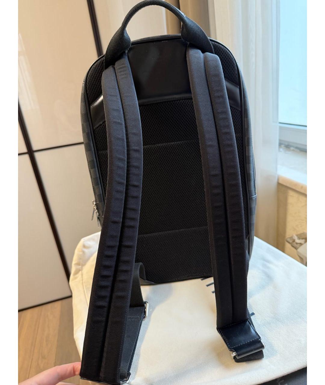 LOUIS VUITTON Серый кожаный рюкзак, фото 4