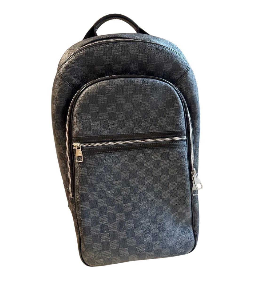 LOUIS VUITTON Серый кожаный рюкзак, фото 1