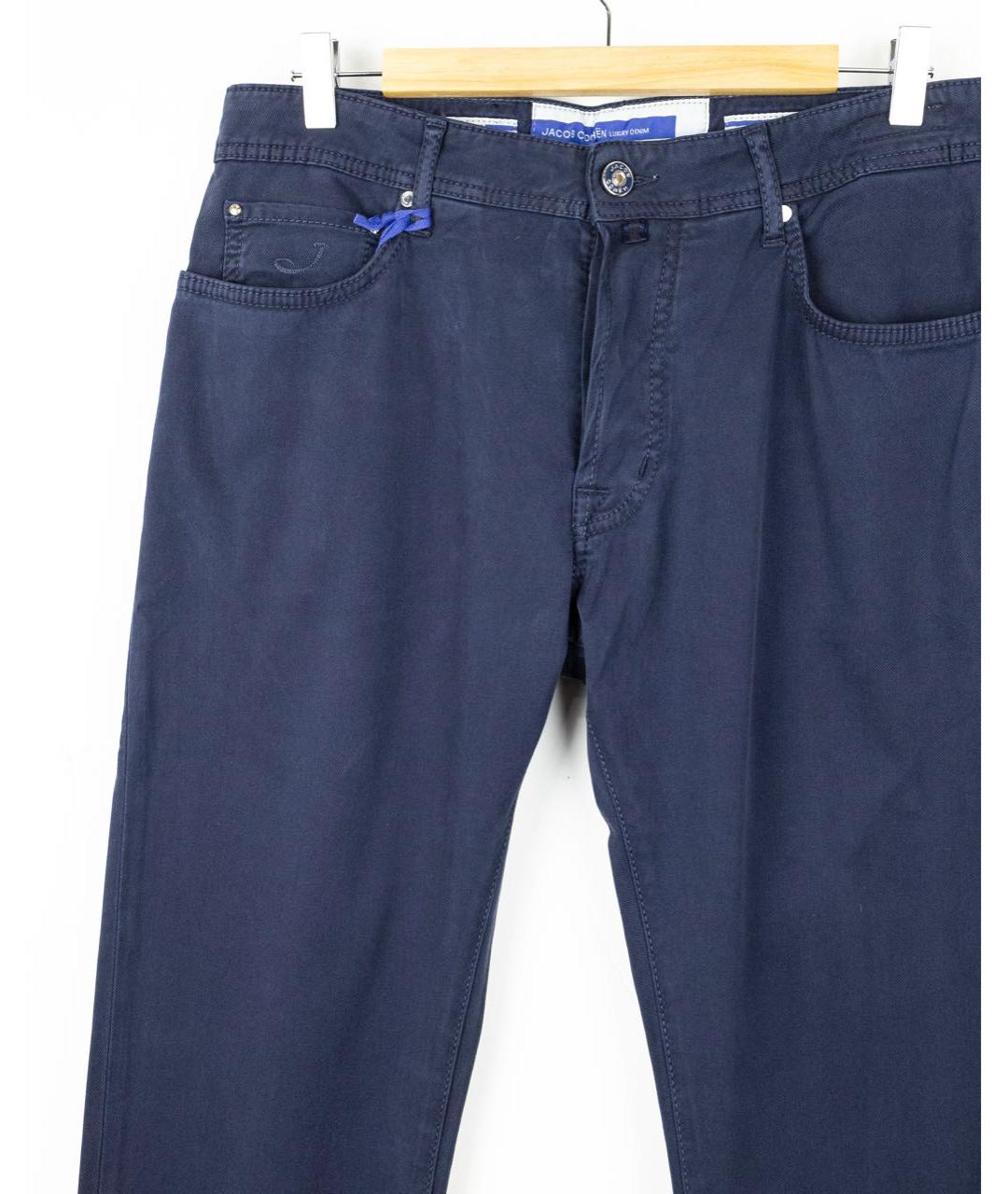 JACOB COHEN Темно-синие хлопковые джинсы, фото 3