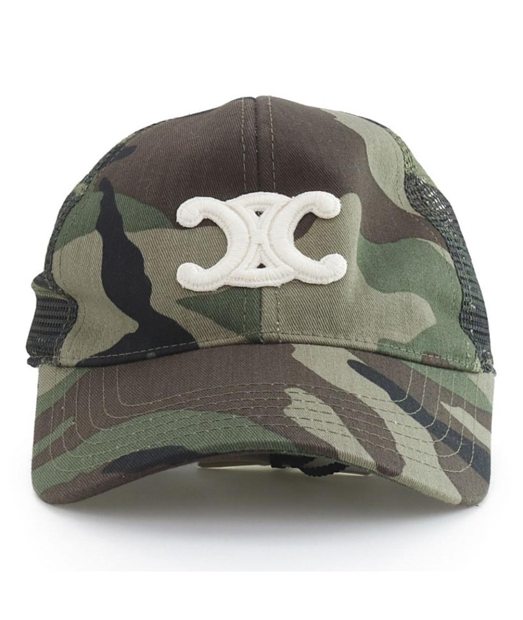 CELINE Хаки кепка, фото 5