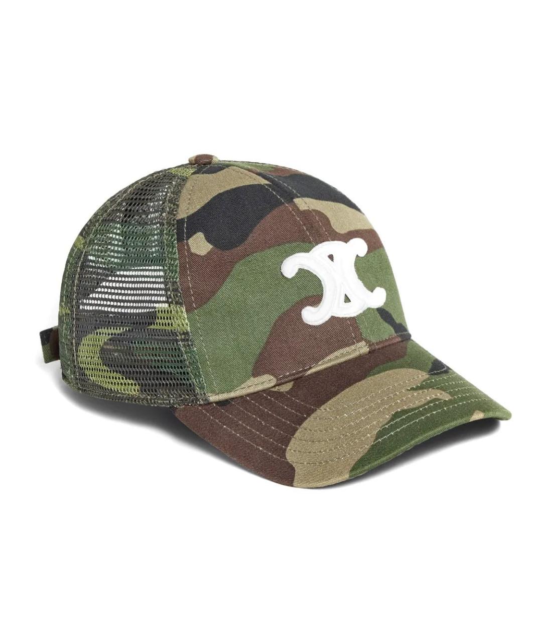 CELINE Хаки кепка, фото 6