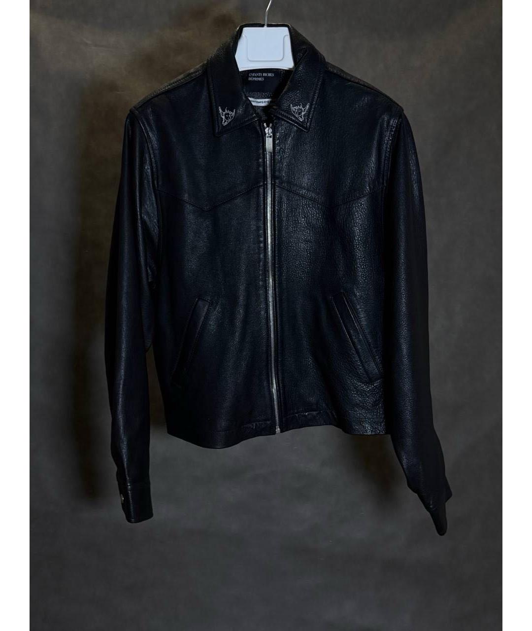 Enfants Riches Déprimés Черная кожаная куртка, фото 2