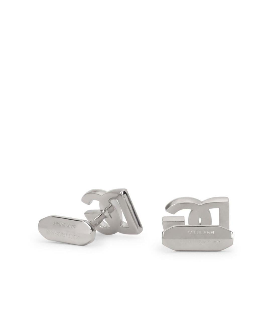 DOLCE&GABBANA Серебряные латунные запонки, фото 2