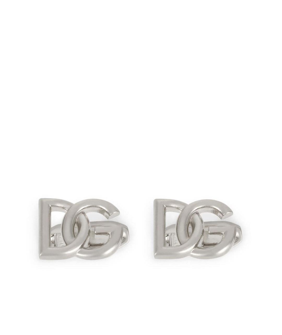 DOLCE&GABBANA Серебряные латунные запонки, фото 1