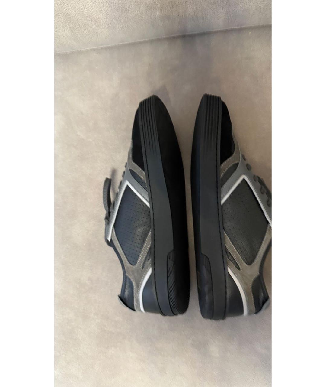 FENDI Мульти кожаные низкие кроссовки / кеды, фото 7