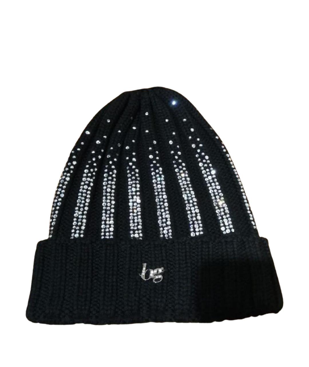 BLUGIRL Черная шерстяная шапка, фото 1