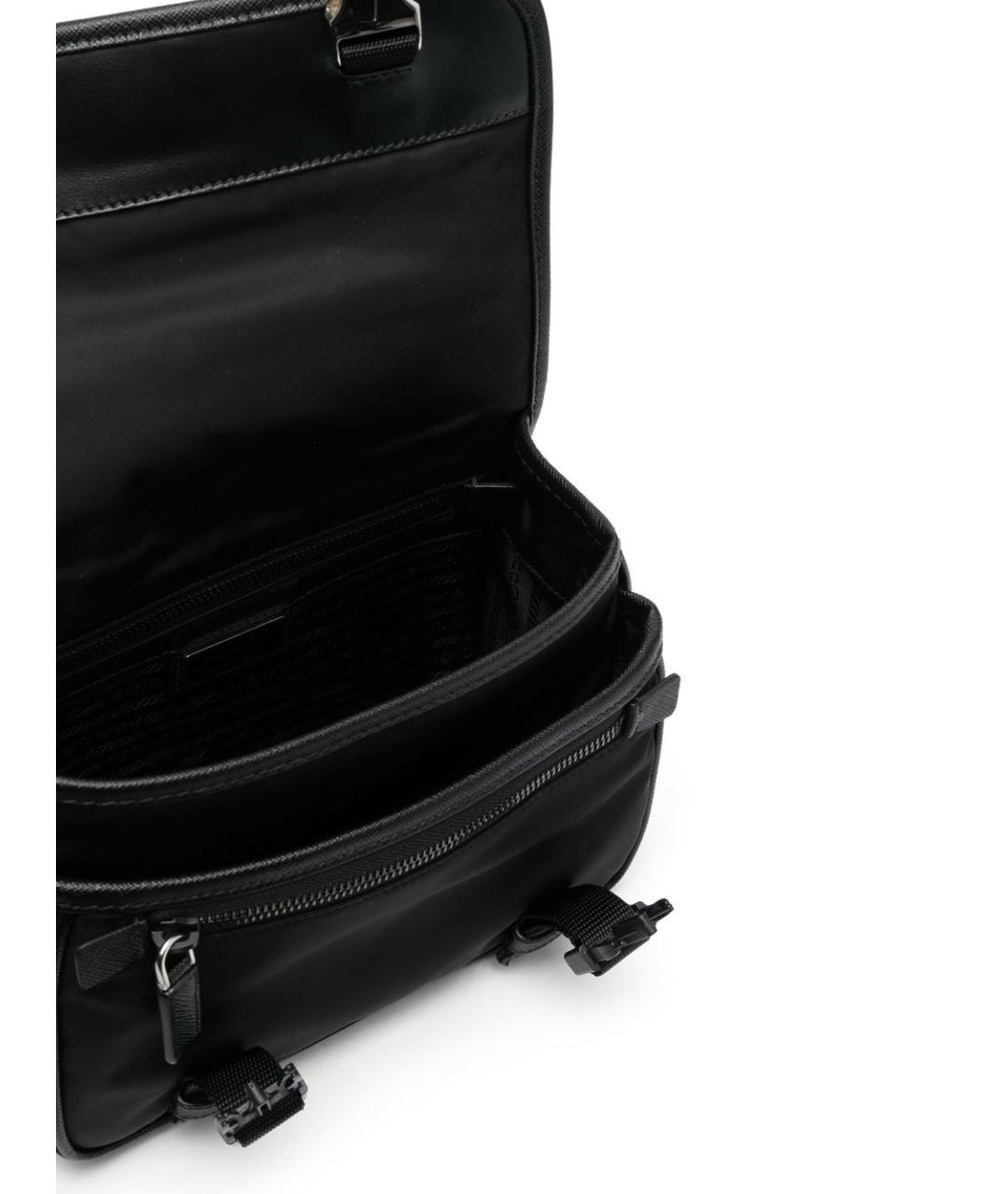 PRADA Черная синтетическая сумка на плечо, фото 4