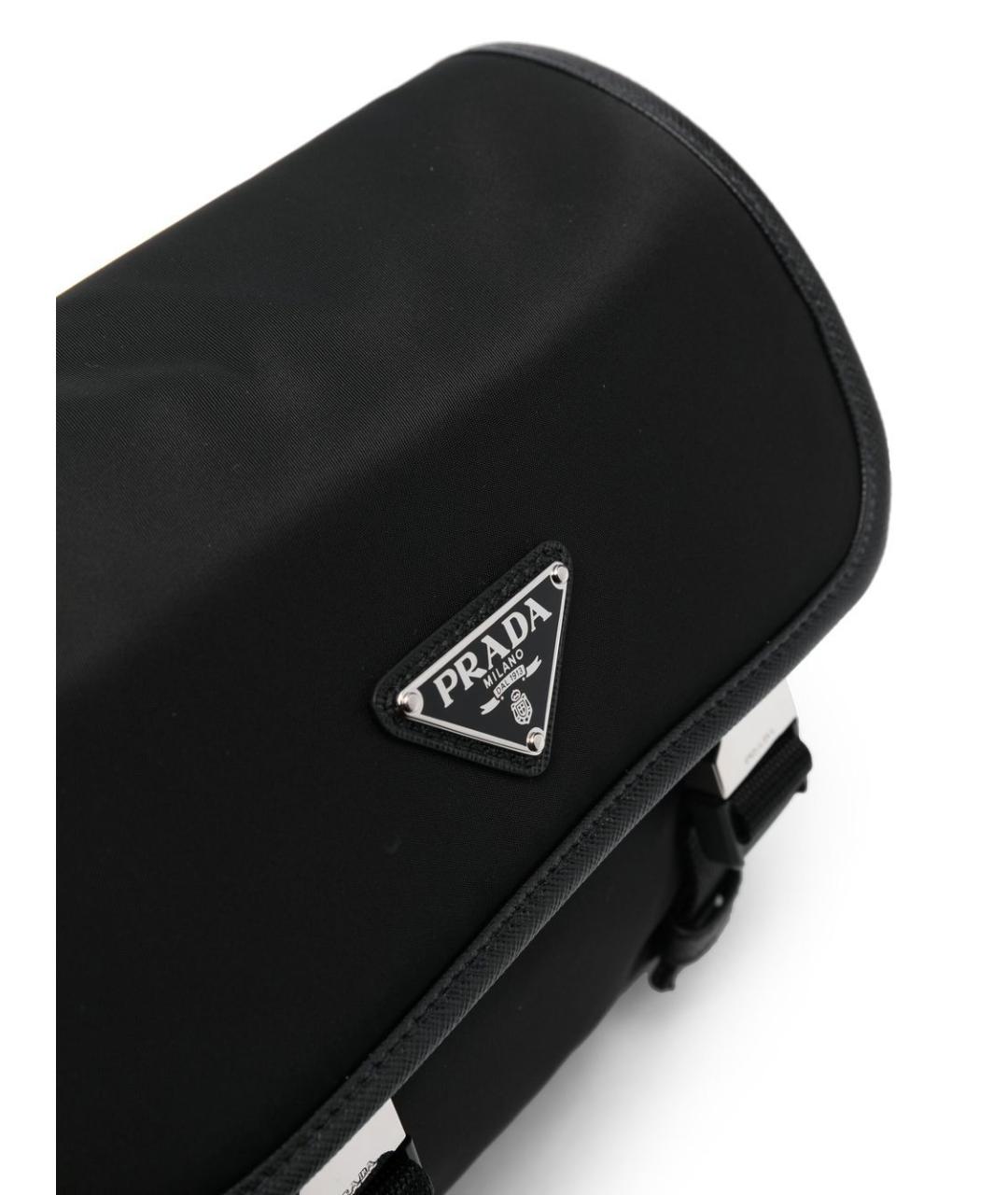 PRADA Черная синтетическая сумка на плечо, фото 5