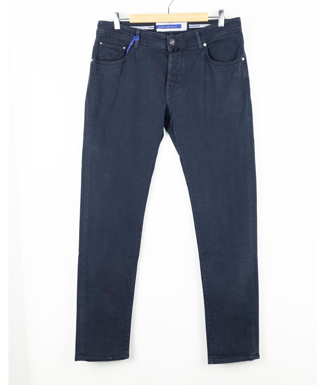 JACOB COHEN Темно-синие хлопковые джинсы скинни, фото 5