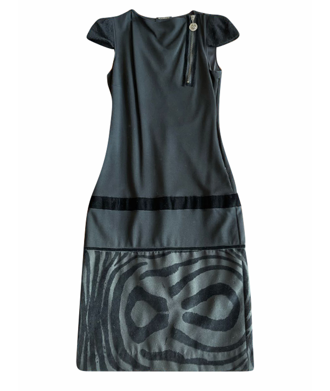 ROBERTO CAVALLI Черное вискозное коктейльное платье, фото 1