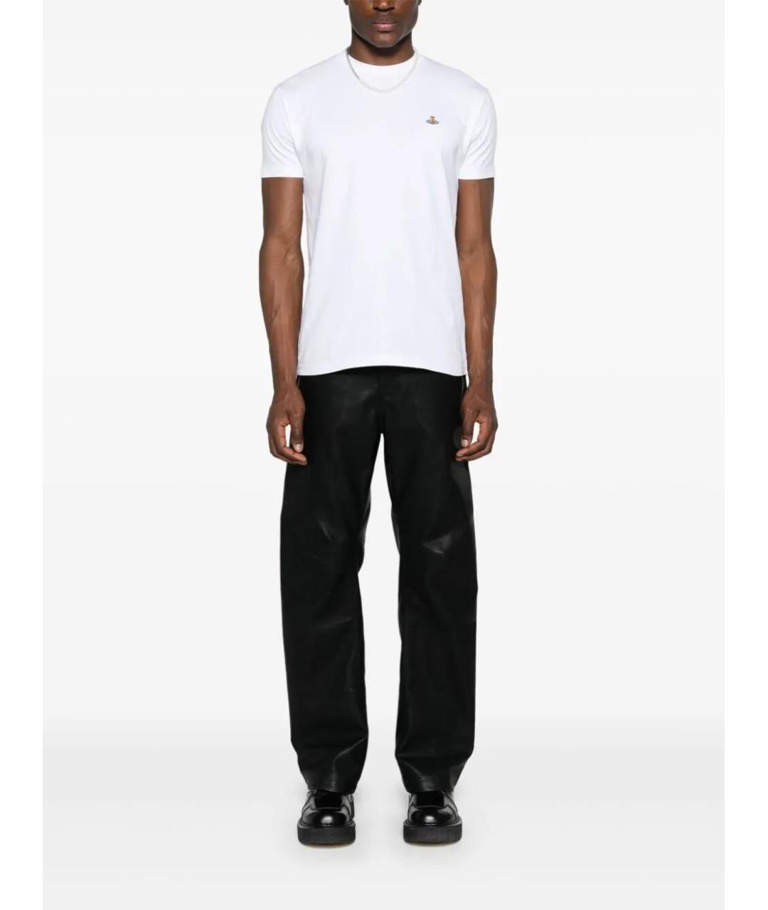 VIVIENNE WESTWOOD Белая хлопковая футболка, фото 3