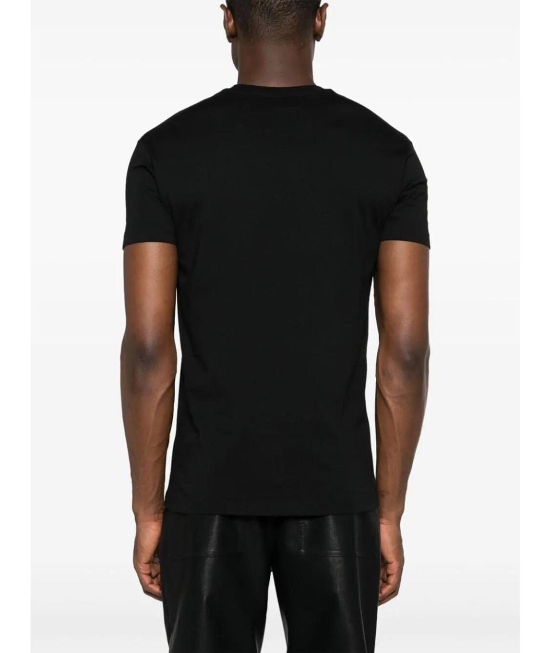 VIVIENNE WESTWOOD Черная хлопковая футболка, фото 4