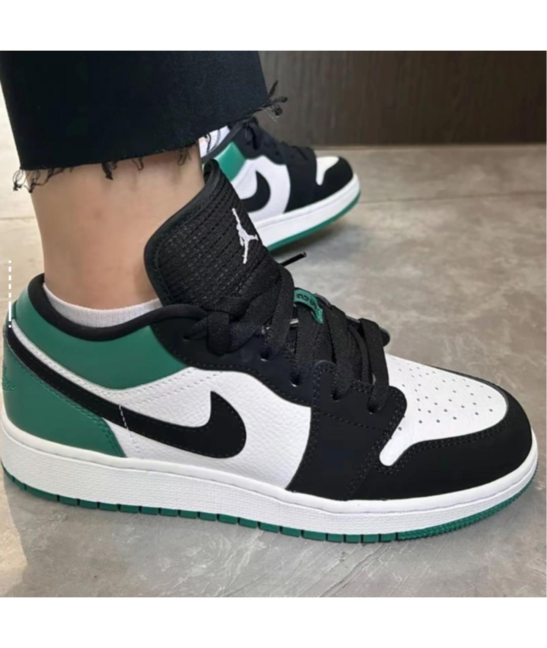 JORDAN Зеленые замшевые кроссовки, фото 3