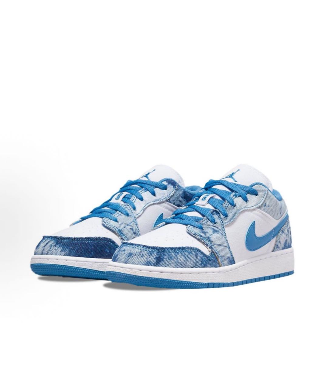 JORDAN Голубые текстильные кроссовки, фото 3