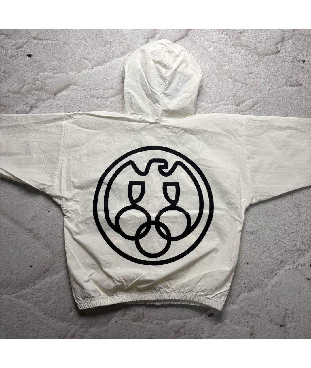 YEEZY Бежевая хлопко-эластановая куртка, фото 2