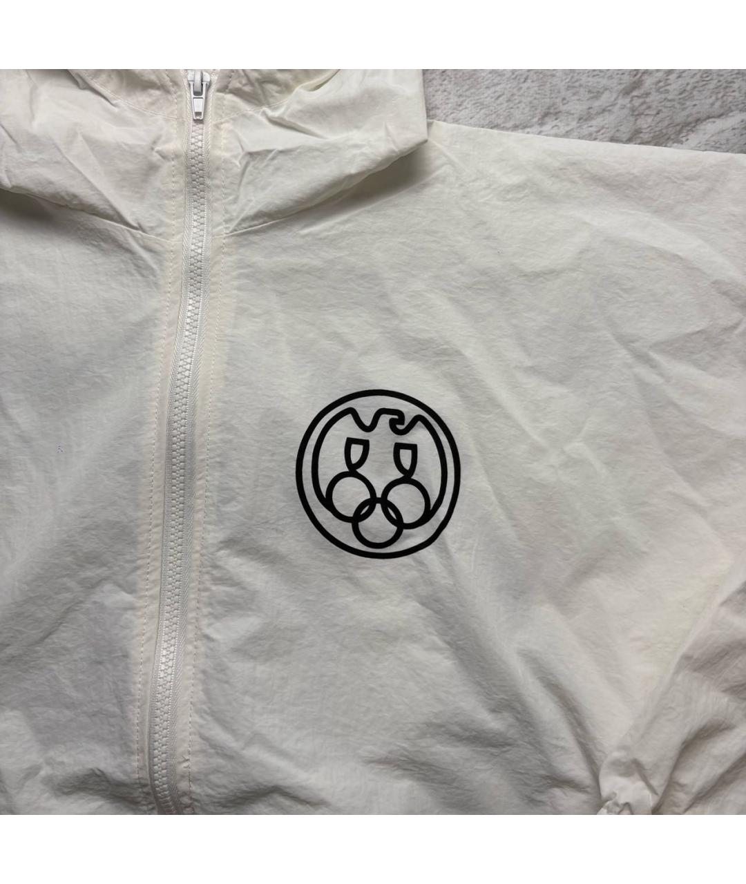 YEEZY Бежевая хлопко-эластановая куртка, фото 4