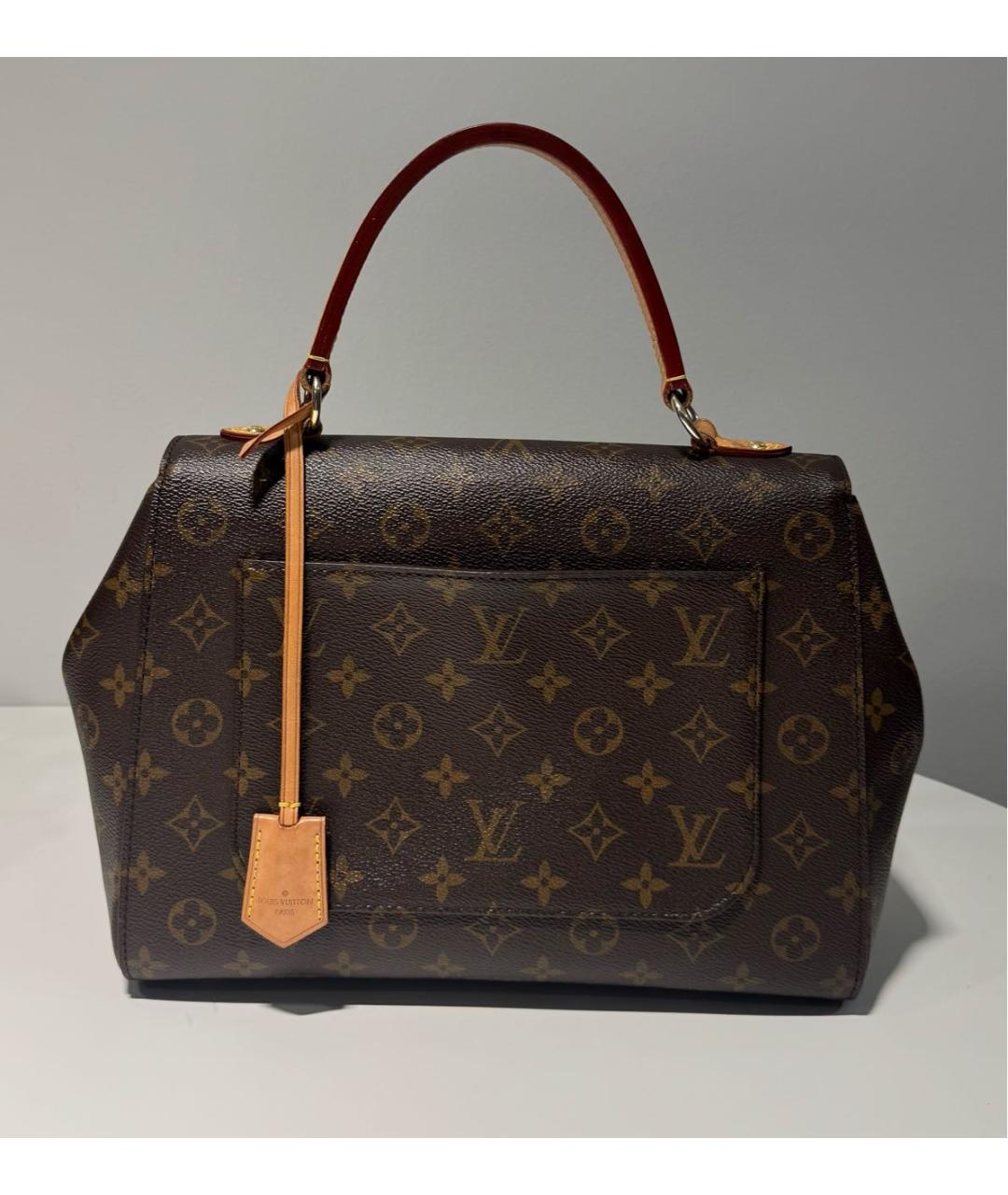 LOUIS VUITTON Коричневая сумка с короткими ручками, фото 2
