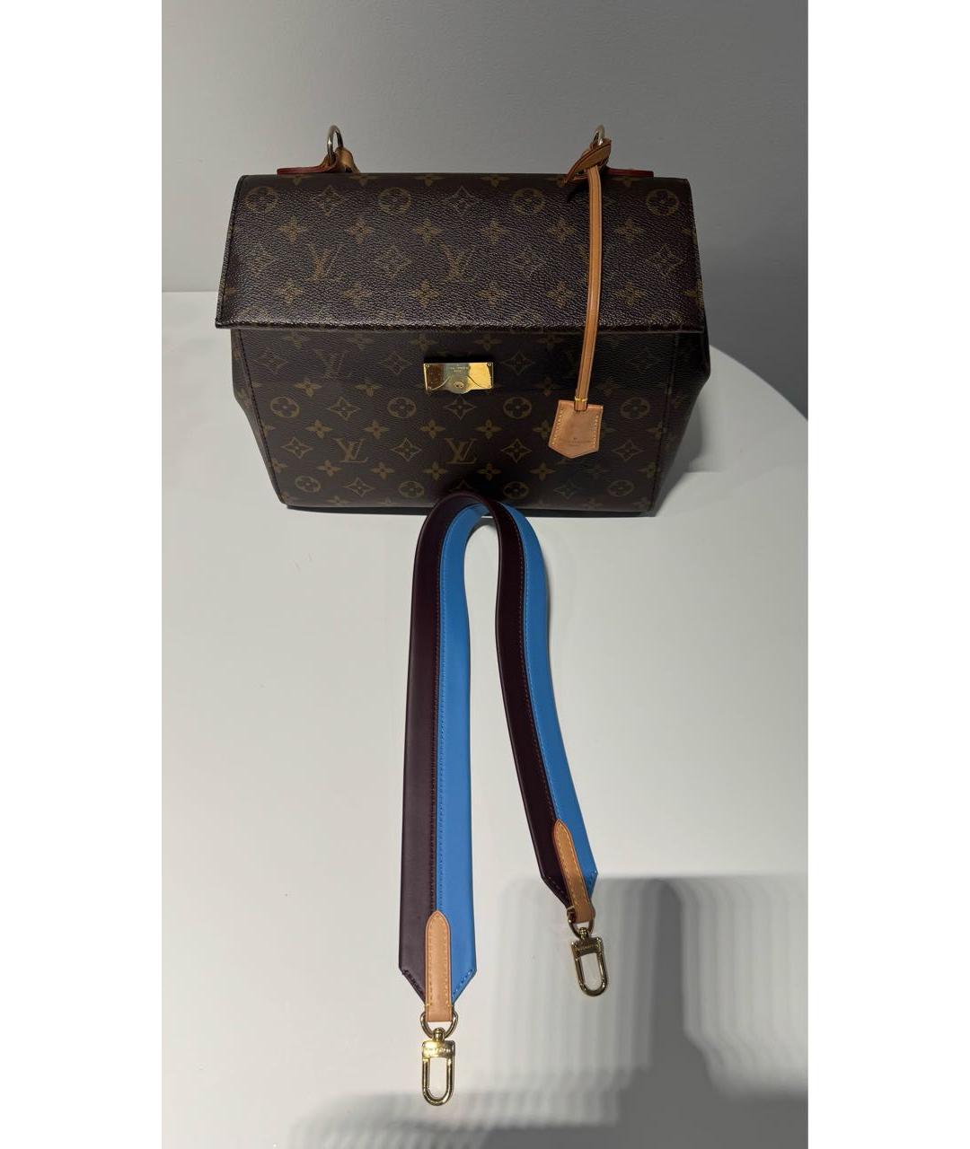 LOUIS VUITTON Коричневая сумка с короткими ручками, фото 3