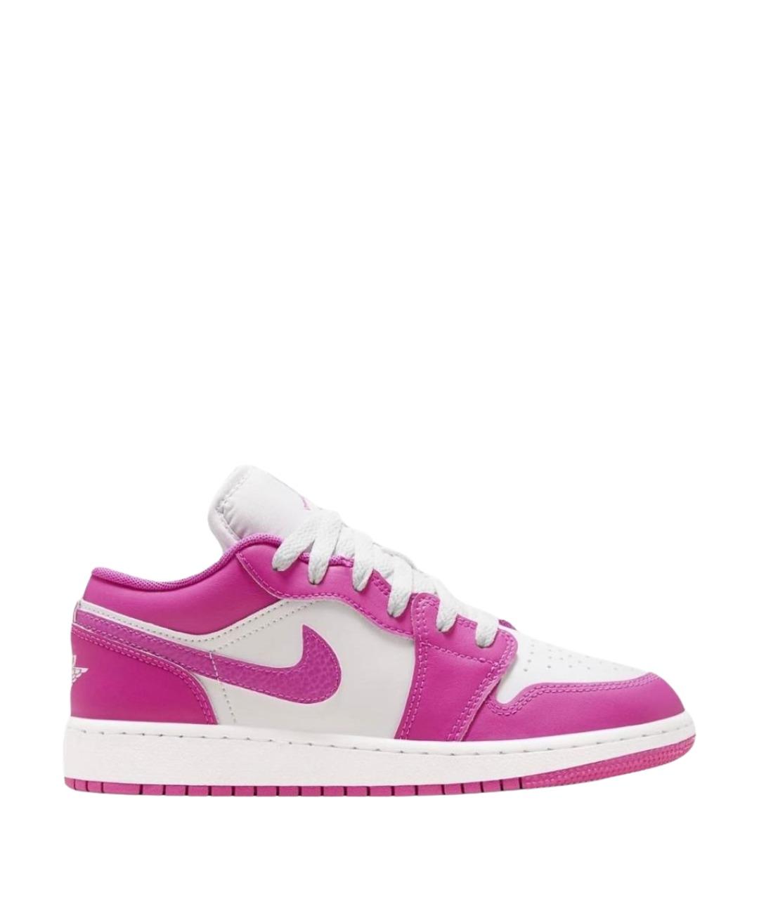 JORDAN Розовые кожаные кроссовки, фото 1