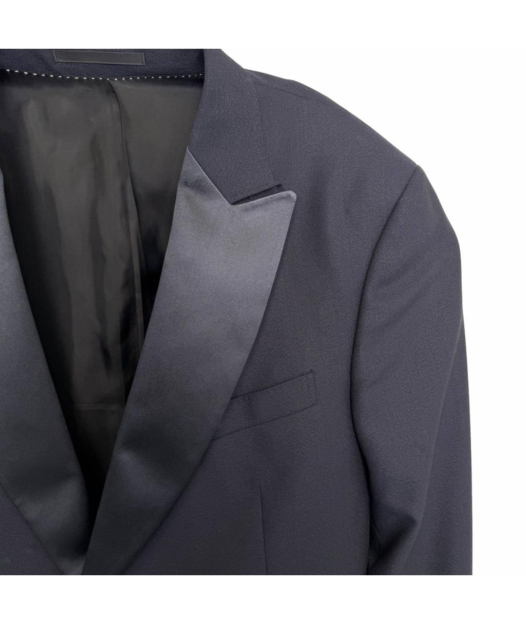 ZZEGNA Черный шерстяной пиджак, фото 2