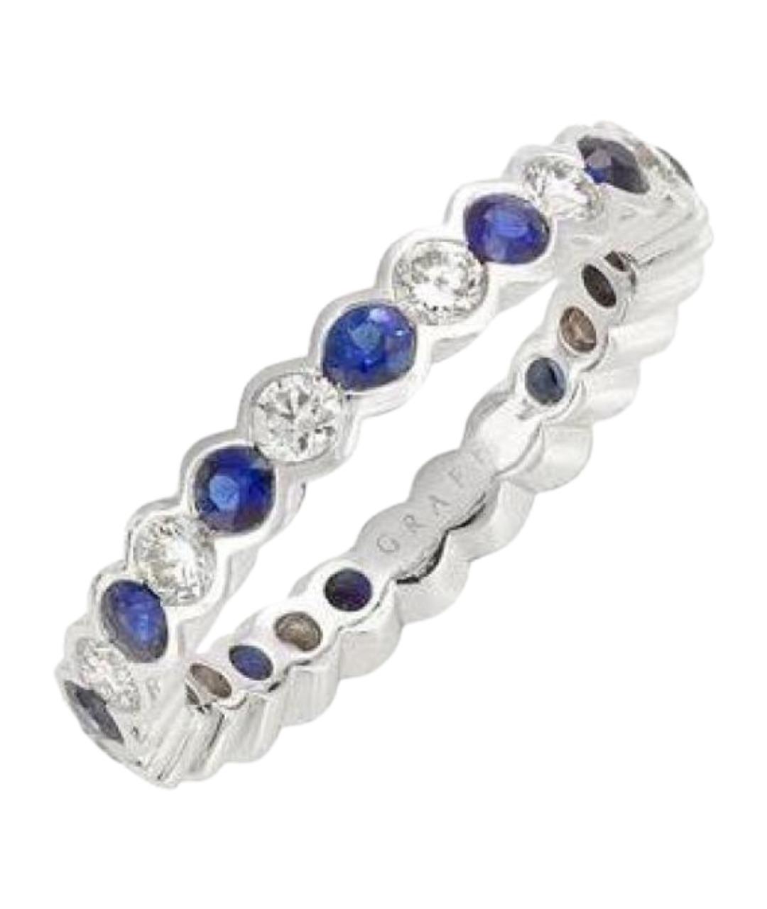 GRAFF Синее кольцо из белого золота, фото 1