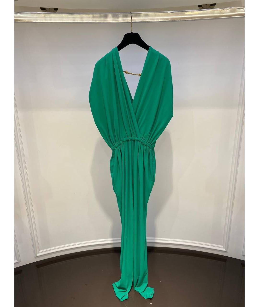 LANVIN Зеленые вечернее платье, фото 2