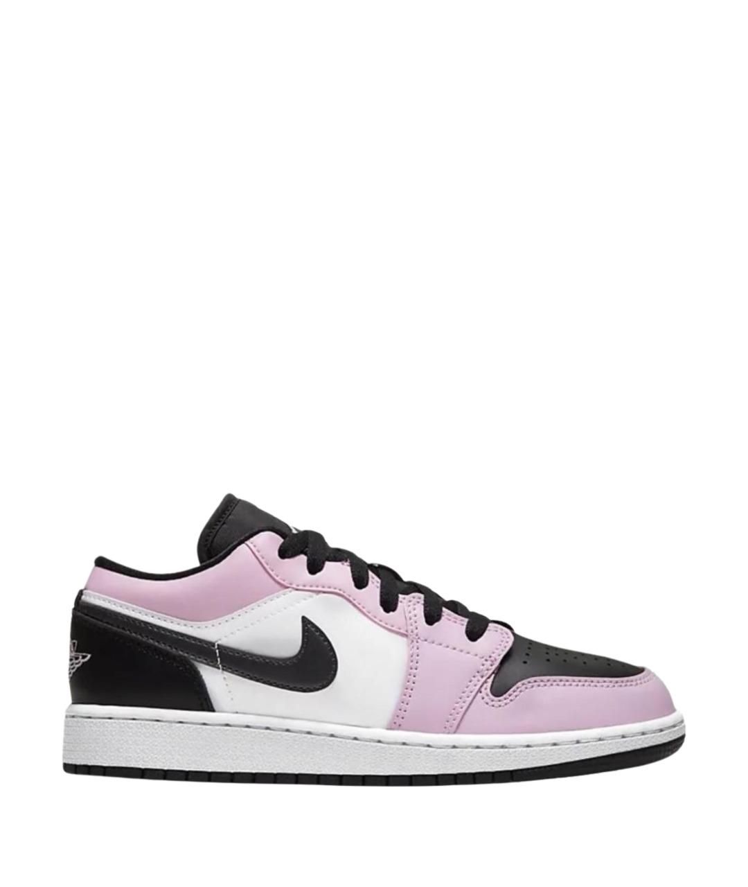 JORDAN Розовые кожаные кроссовки, фото 1