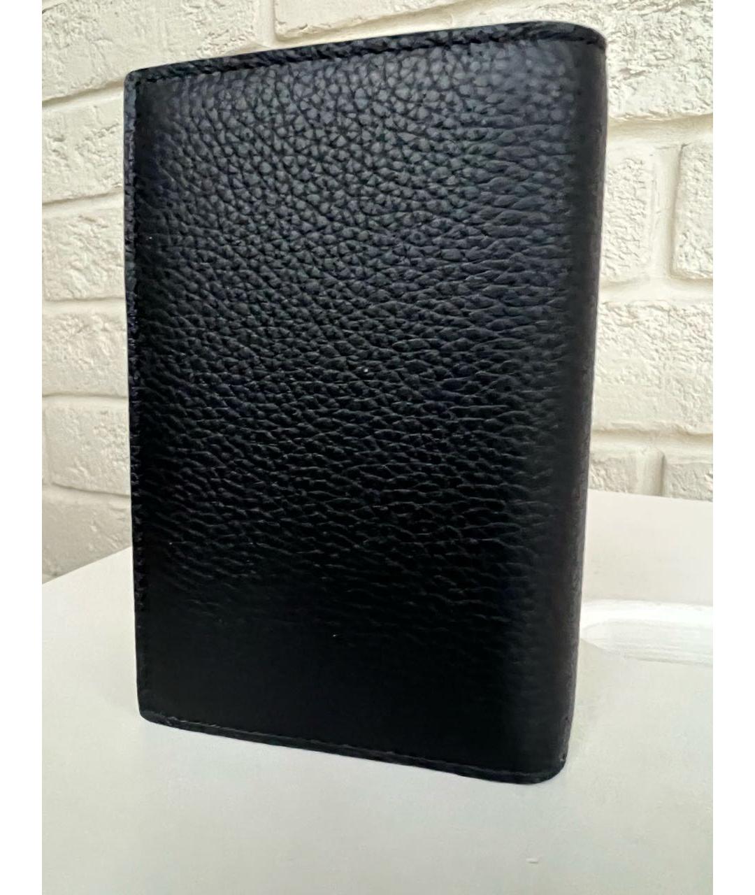 CHRISTIAN DIOR Черная кожаная визитница, фото 5