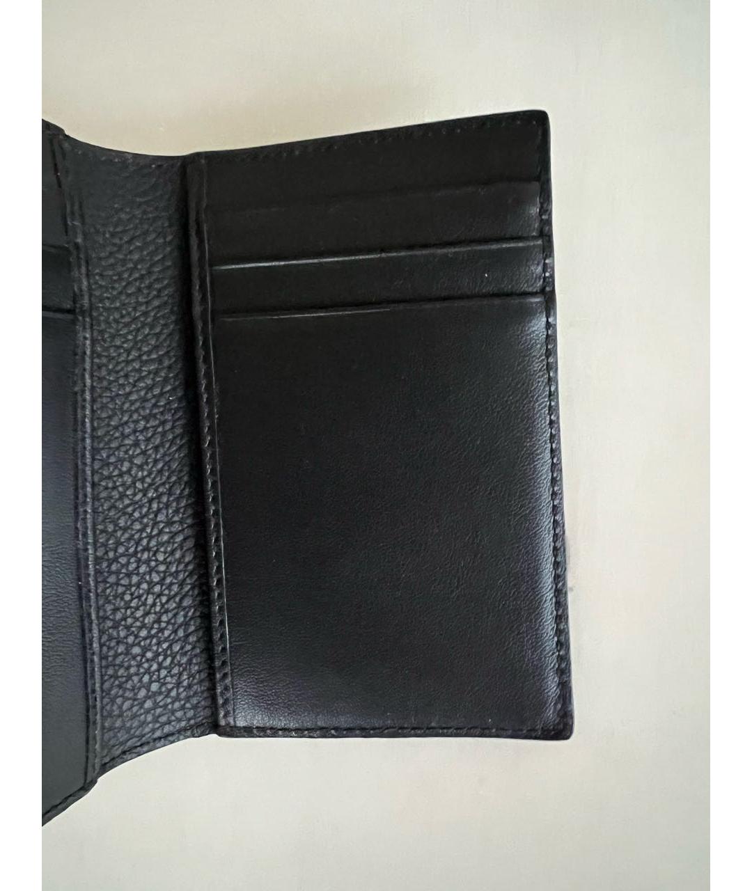 CHRISTIAN DIOR Черная кожаная визитница, фото 2