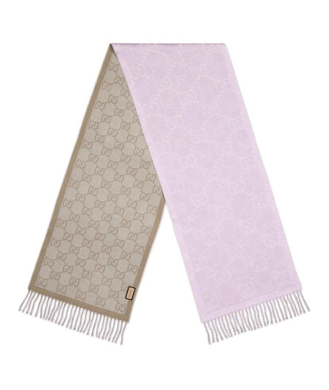 GUCCI Фиолетовый шарф, фото 1