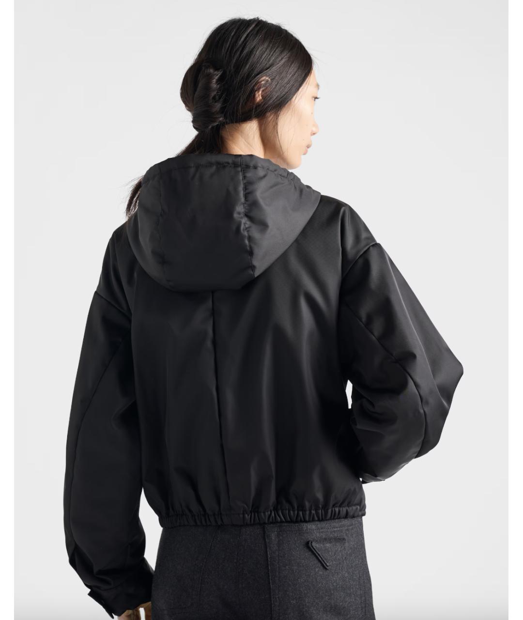 PRADA Черная полиамидовая куртка, фото 3