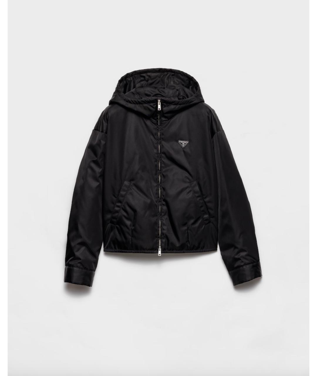 PRADA Черная полиамидовая куртка, фото 5