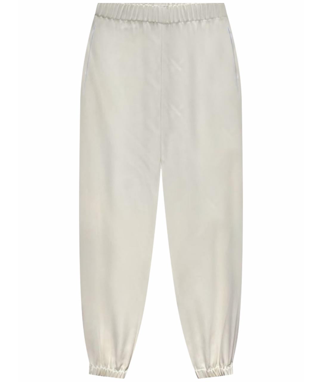 LANVIN Белые брюки узкие, фото 1
