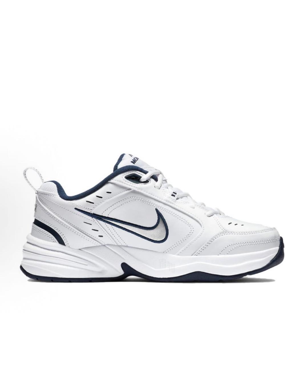 NIKE Белые кроссовки из искусственной кожи, фото 4