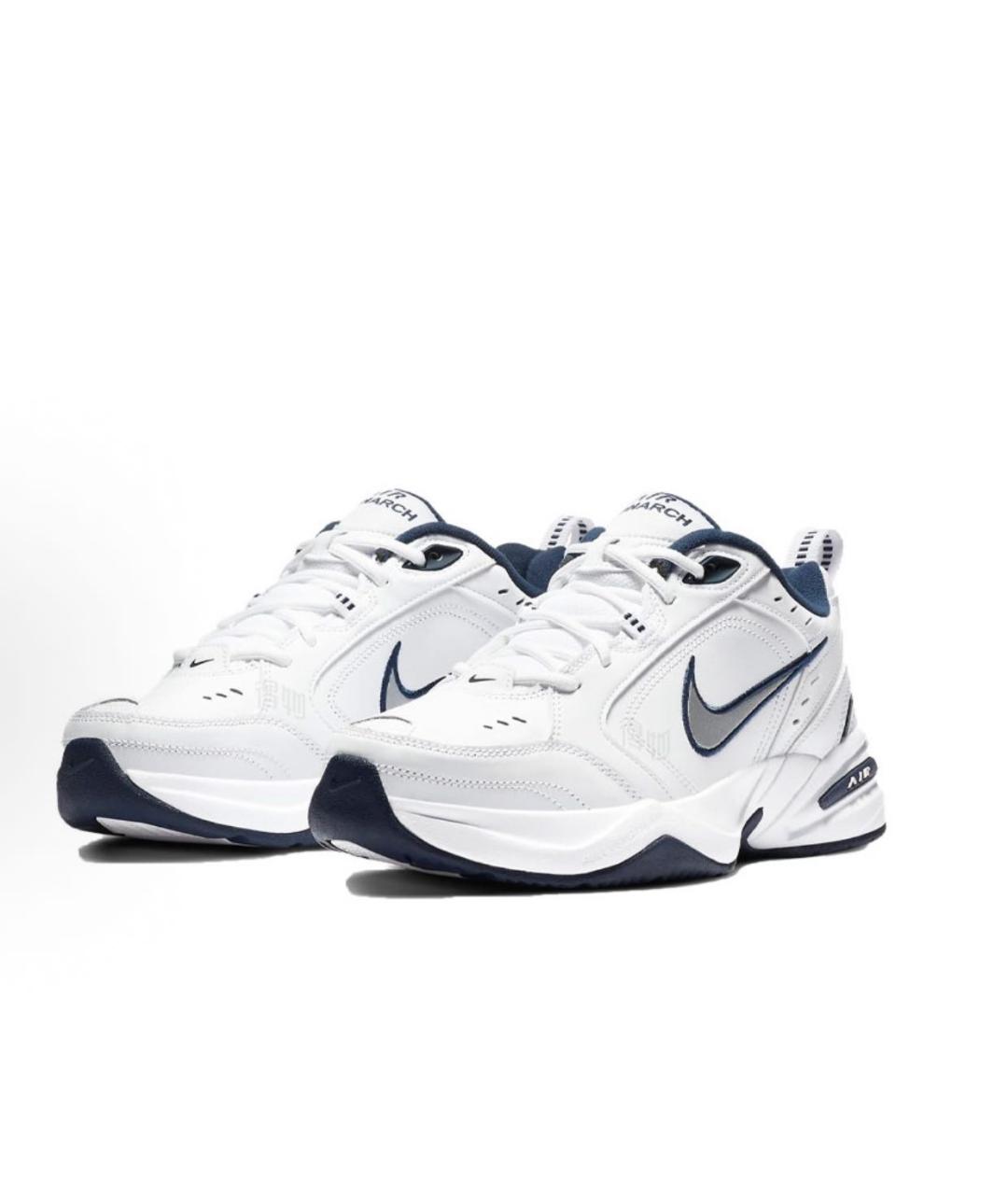 NIKE Белые кроссовки из искусственной кожи, фото 2