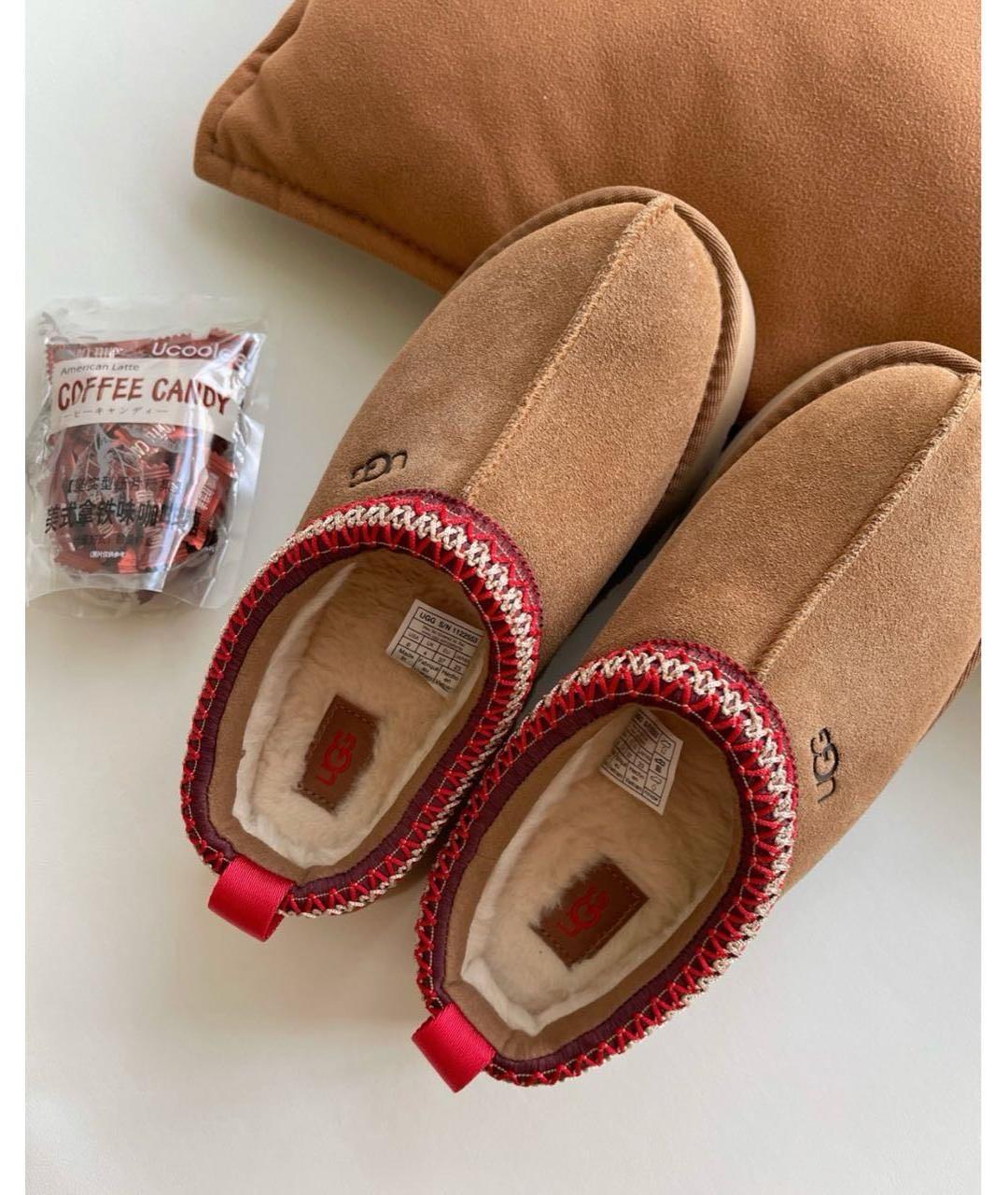 UGG AUSTRALIA Коричневые замшевые сабо, фото 4