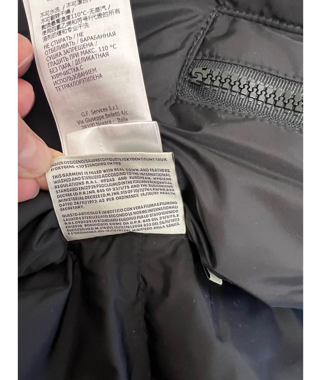 GUCCI Черный полиамидовый пуховик, фото 5