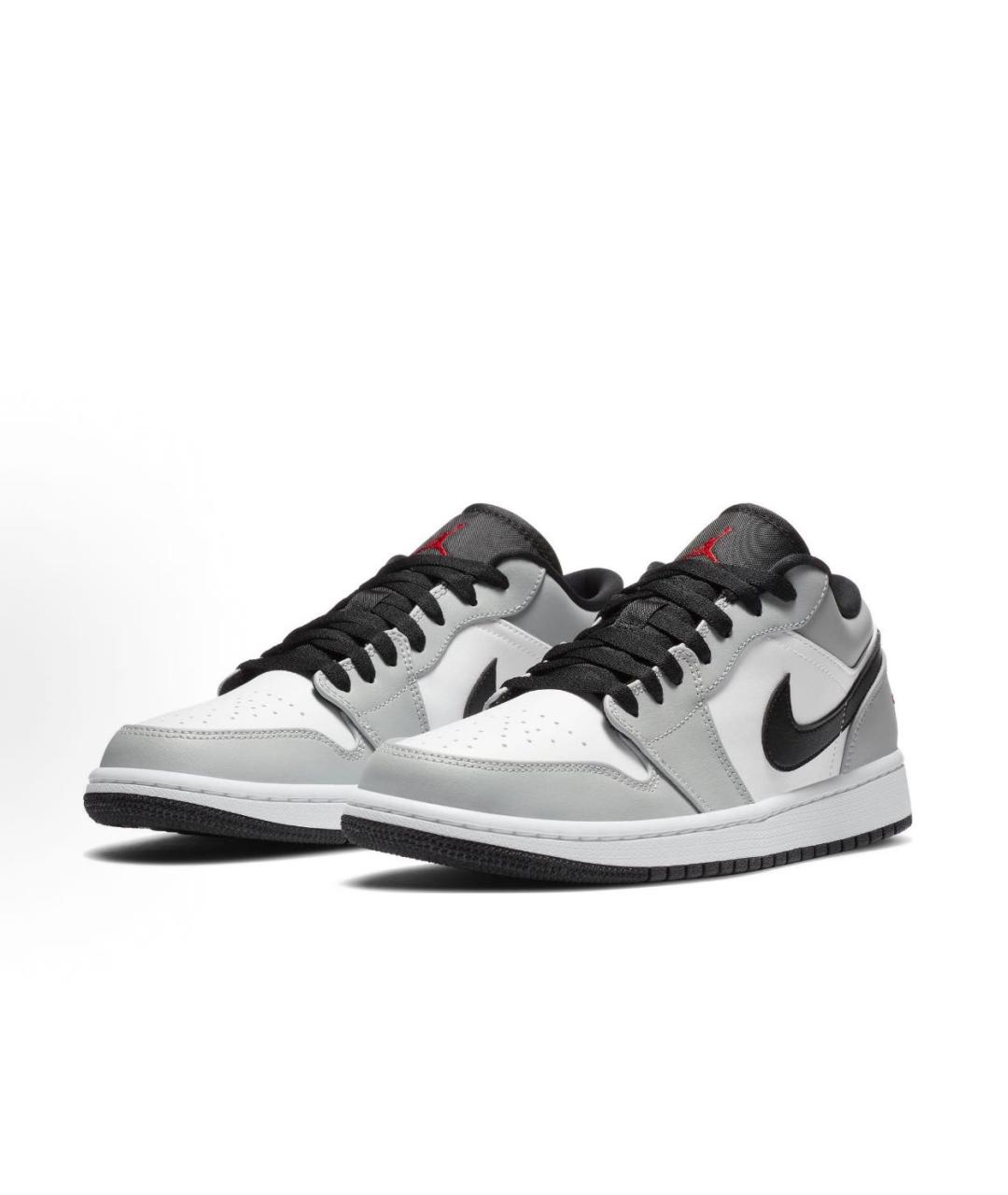 JORDAN Серые кожаные кроссовки, фото 2