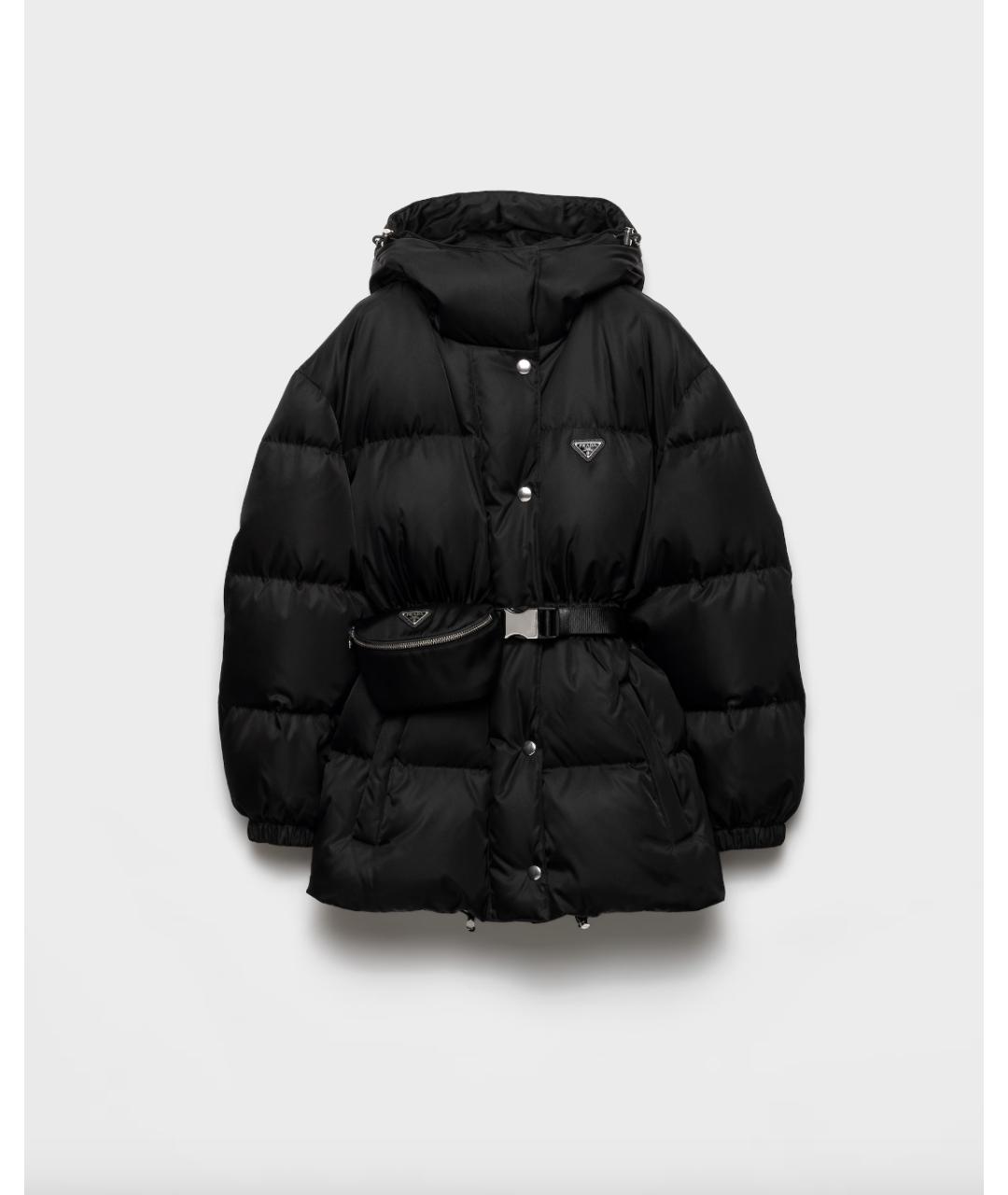 PRADA Черная полиамидовая куртка, фото 6