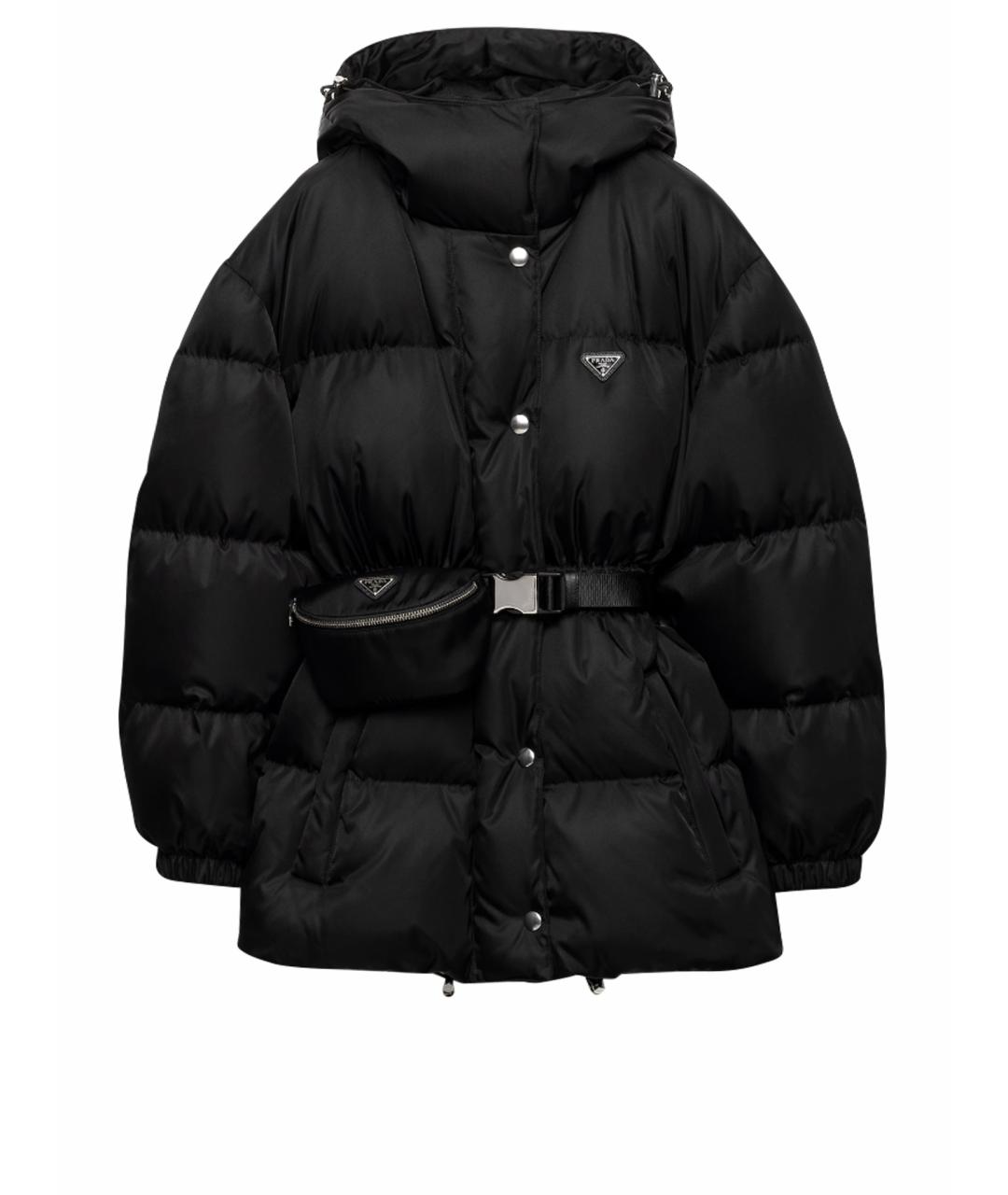 PRADA Черная полиамидовая куртка, фото 1