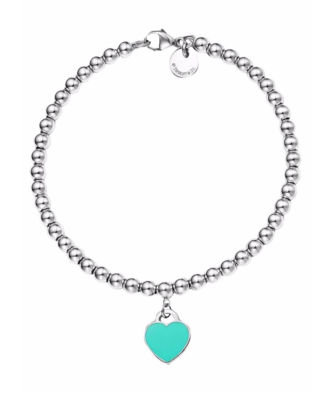 TIFFANY&CO Бирюзовый серебряный браслет, фото 1