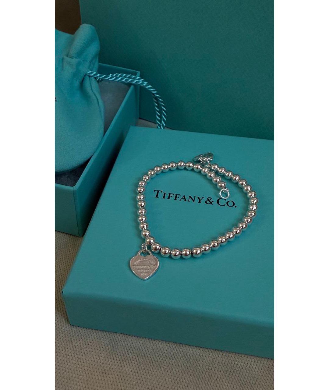 TIFFANY&CO Бирюзовый серебряный браслет, фото 3