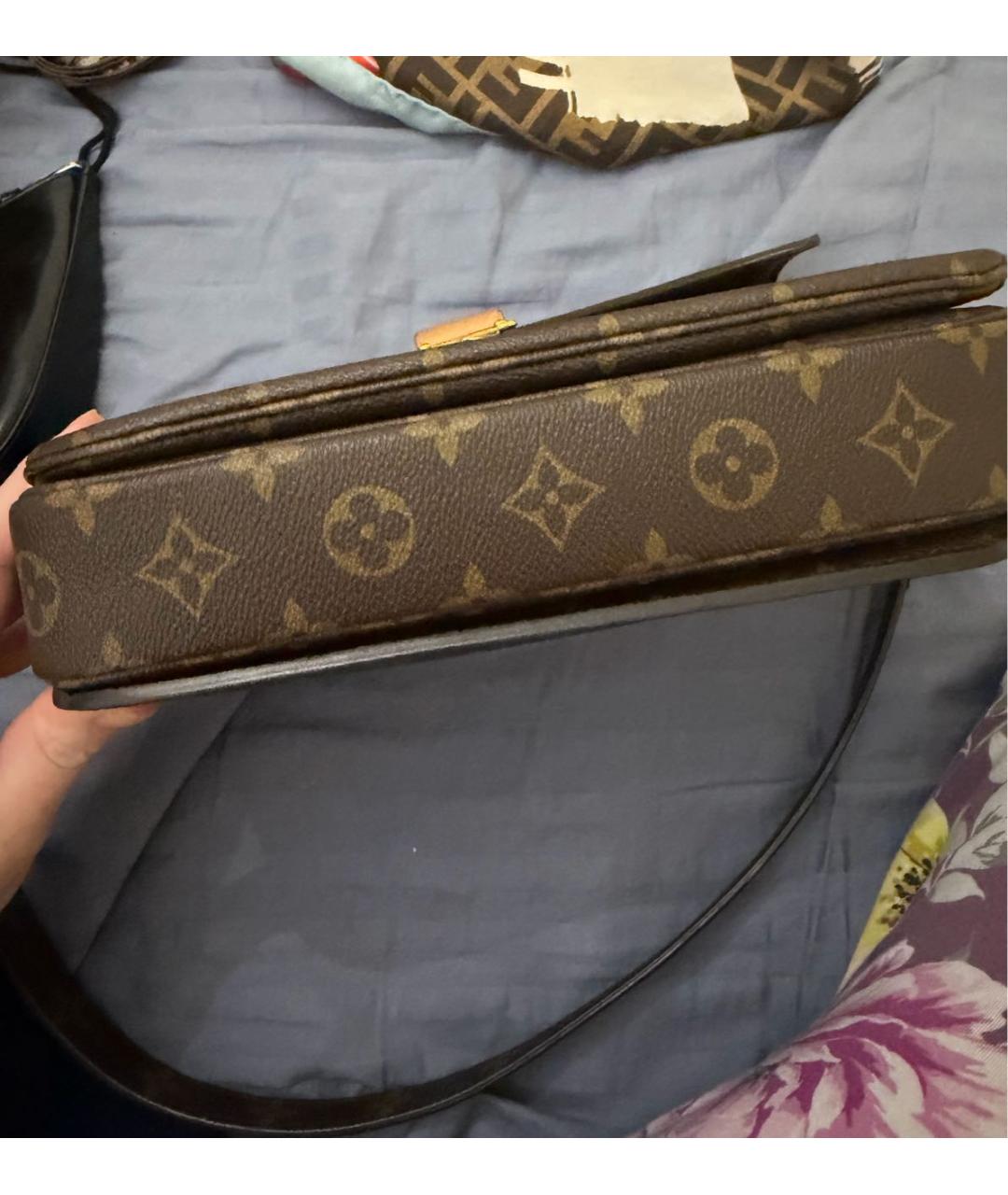 LOUIS VUITTON Коричневая сумка на плечо, фото 4