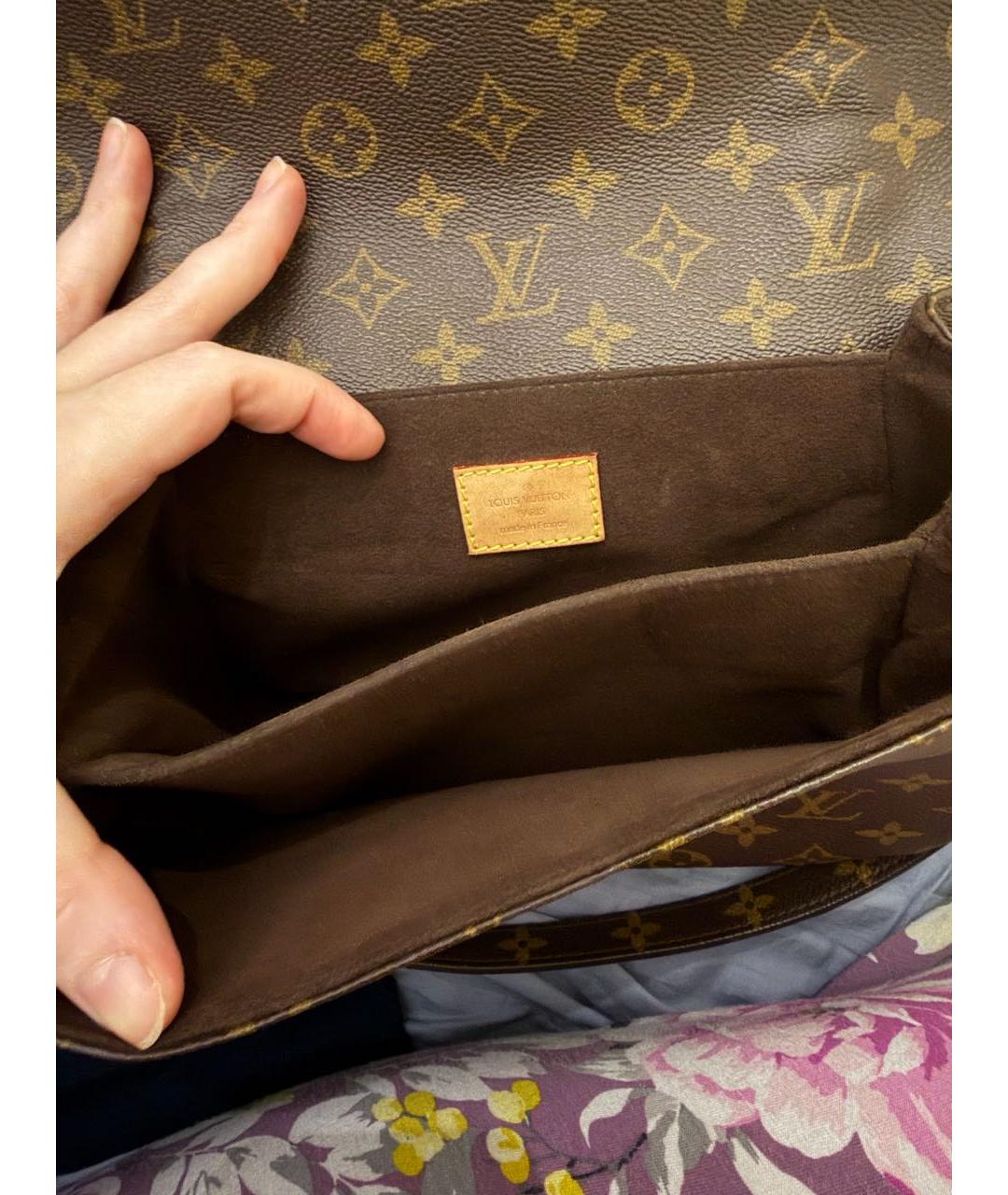 LOUIS VUITTON Коричневая сумка на плечо, фото 5