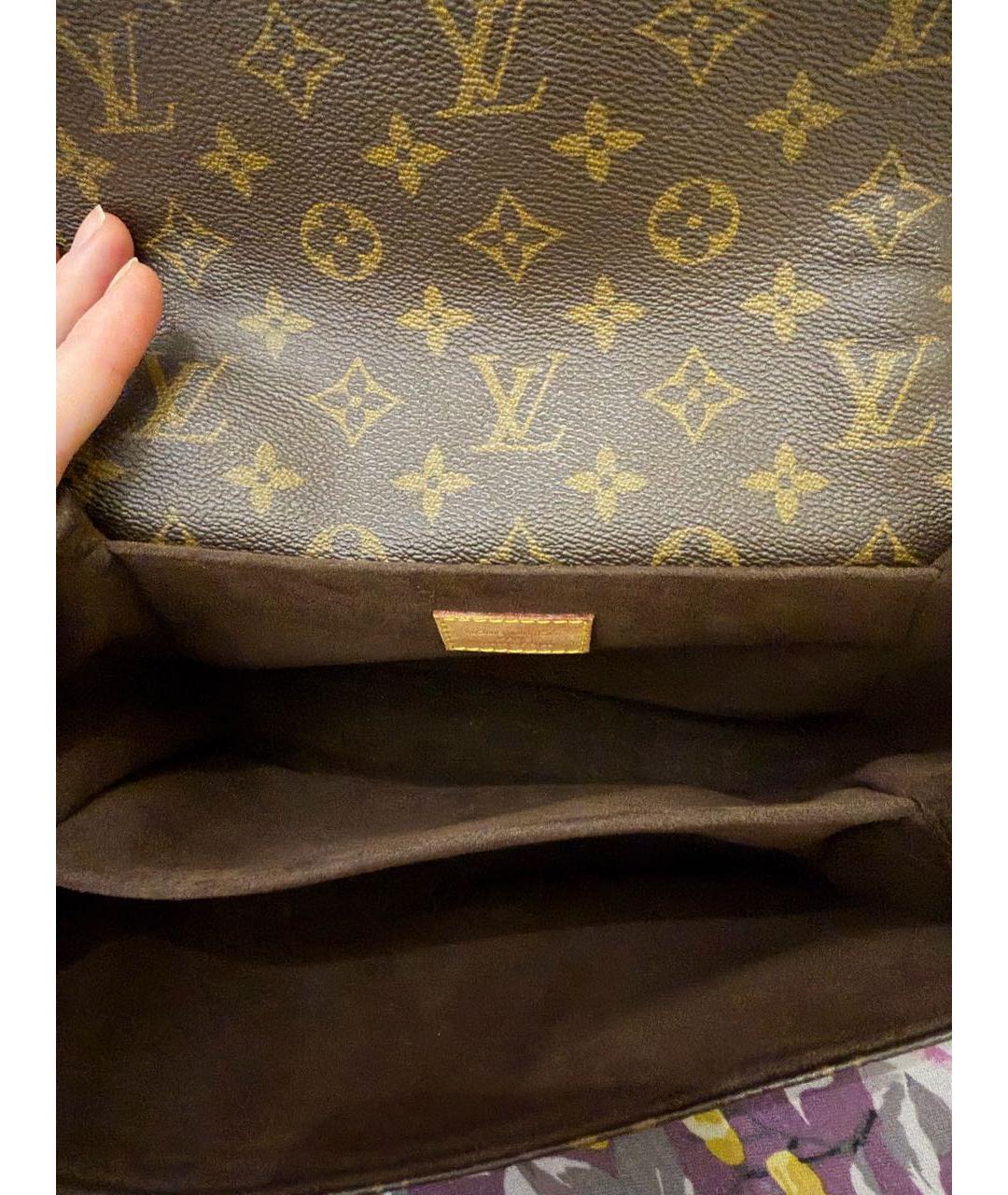 LOUIS VUITTON Коричневая сумка на плечо, фото 6