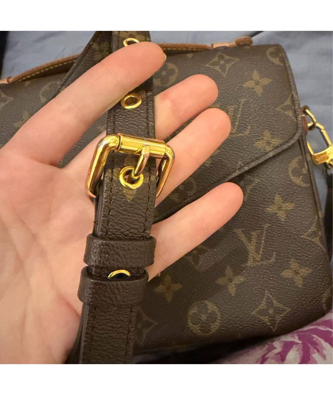 LOUIS VUITTON Коричневая сумка на плечо, фото 7