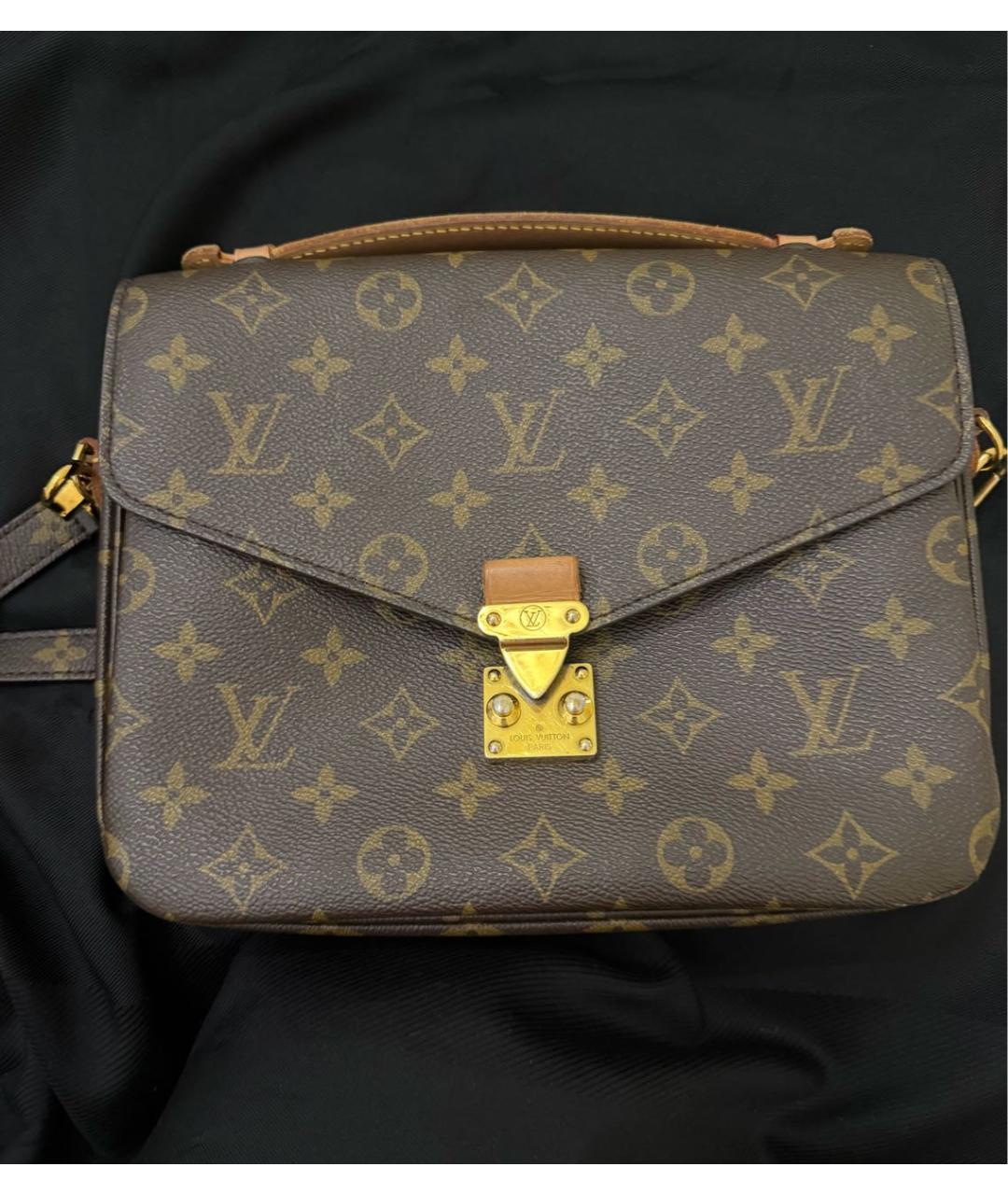 LOUIS VUITTON Коричневая сумка на плечо, фото 9